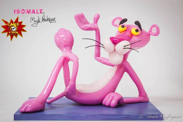 Pink Panther Cake Topper