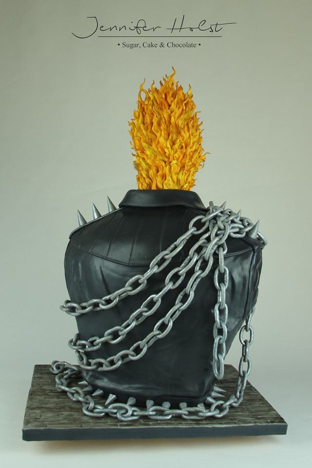 Ghost Rider Cake 