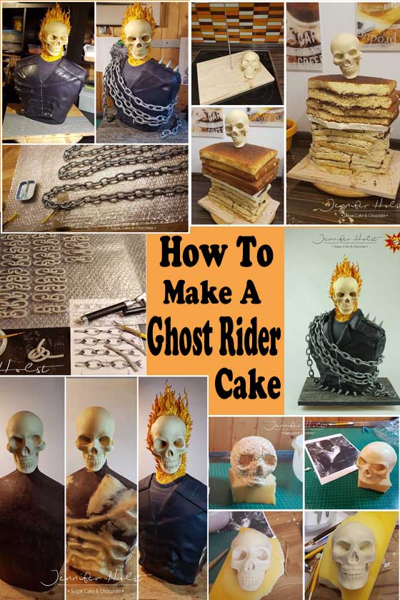 How To Make A Ghost Rider Cake