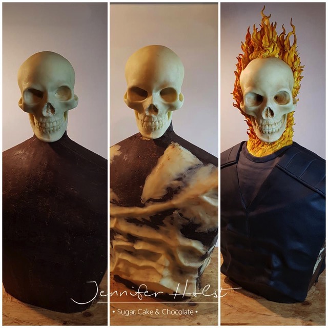 Ghost Rider Cake 