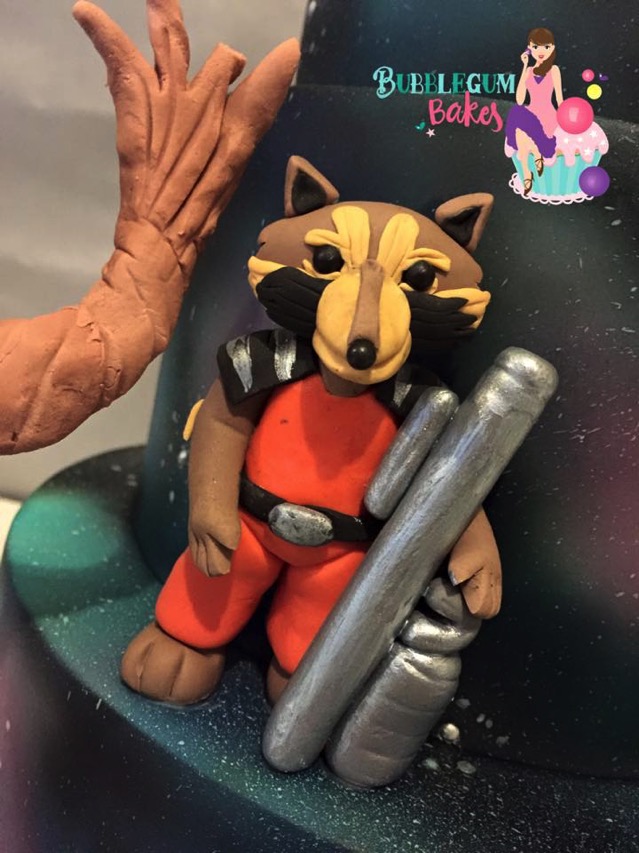 Rocket Raccoon Cake