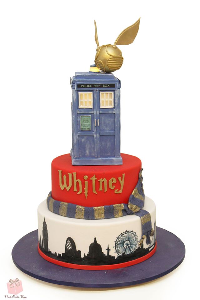 Doctor Who Meets Harry Potter Cake