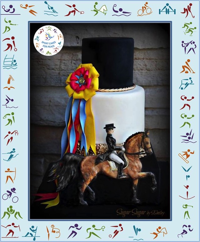 Dressage Horse Cake