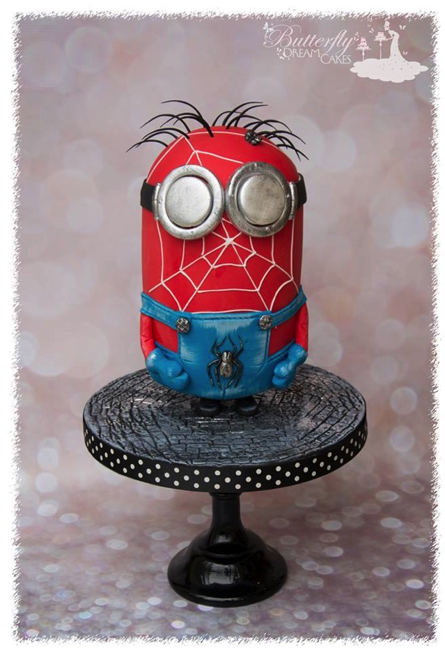 Spider Man Minion cake