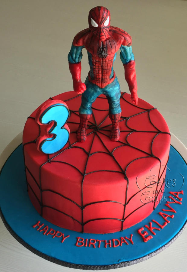 25 Spiderman Birthday Cake Ideas To Thrill Every Child : 3rd Birthday Cake