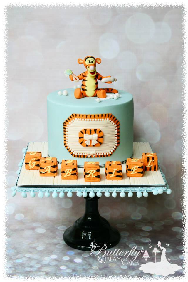 Tigger Baby Shower Cake