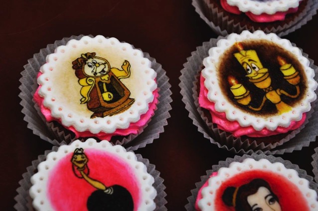 Beauty and the Beast Cupcakes 