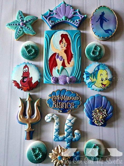 LIttle Mermaid Cookies