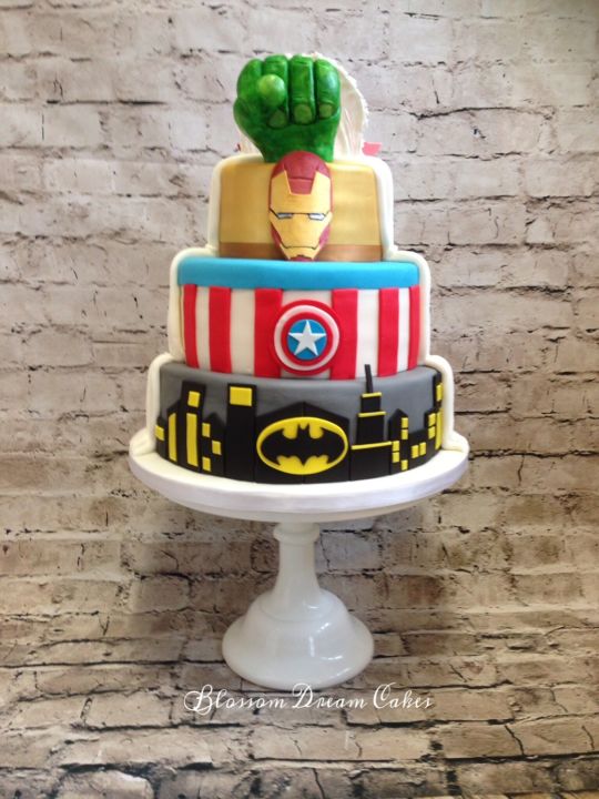 Avengers Wedding Cake 