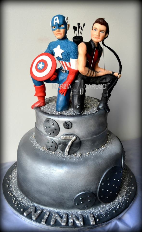 Avengers Cake 