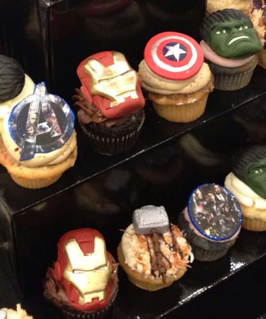 Avengers Cupcakes 100