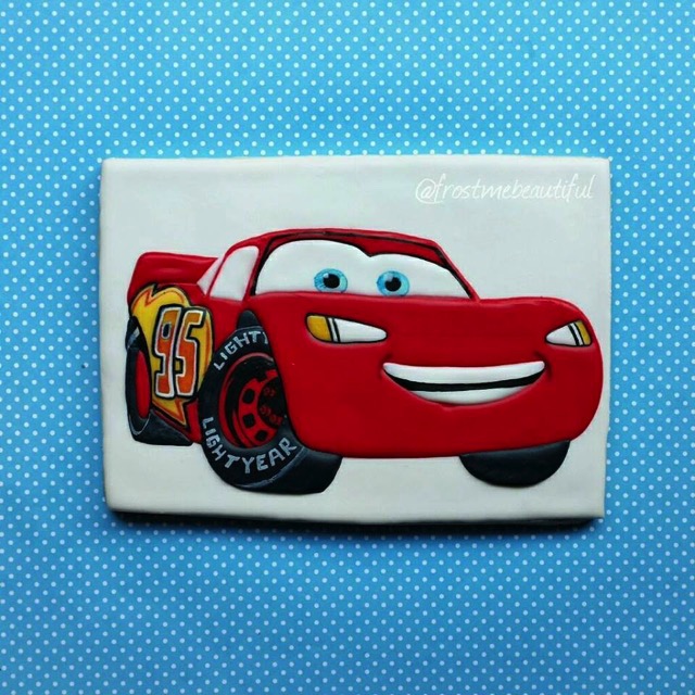 Lightning McQueen Cookie