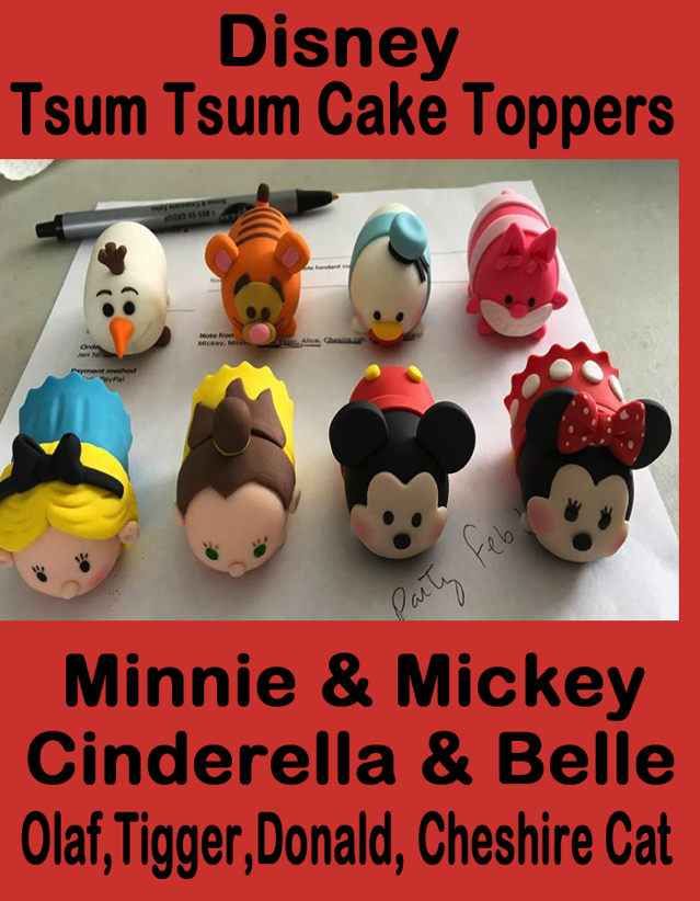 Disney Tsum Tsum Cake Toppers