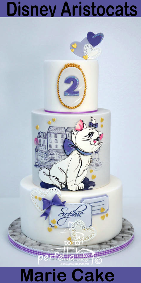 Disney Marie Cake