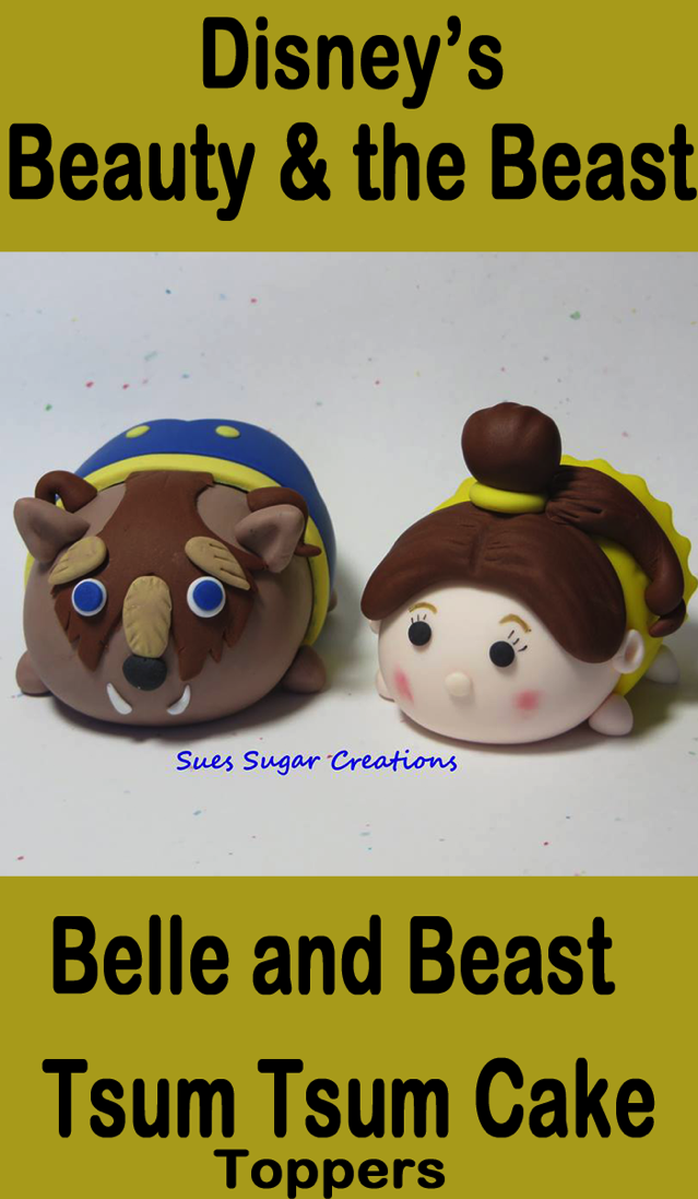 Beauty and the Beast Tsum Tsum Cake Topper