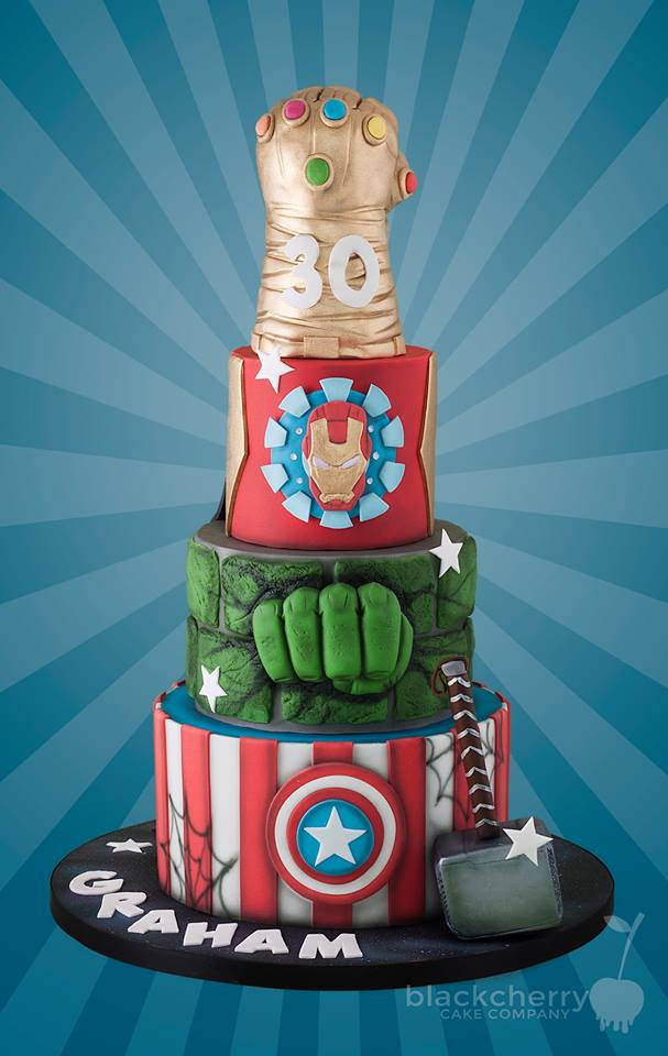 Infinity Gauntlet Wedding Cake