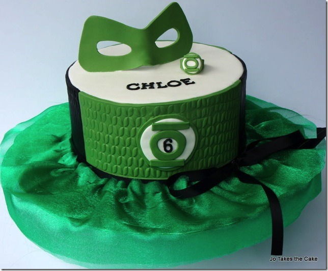 Green Lantern 6th Birthday Cake