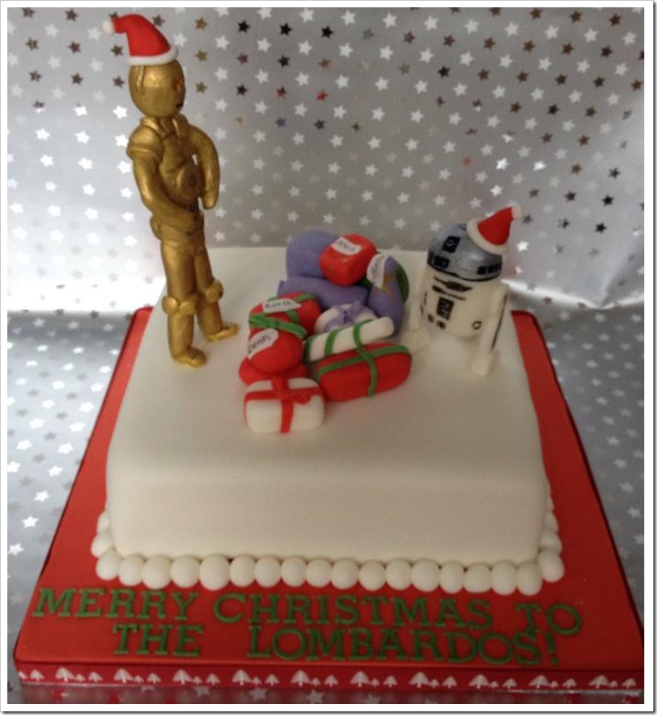 Star Wars Christmas Cake