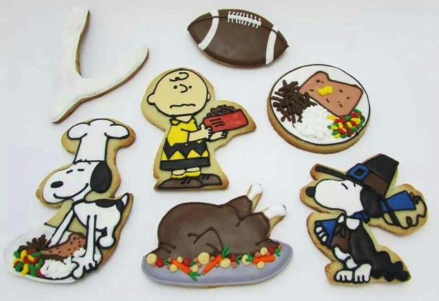 Charlie Brown Thanksgiving Cookies