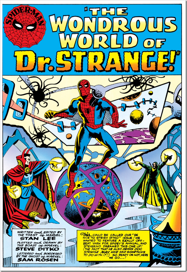 Spider-Man and Doctor Strange by Steve Ditko