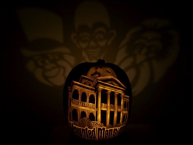 Disney Haunted Mansion Pumpkin Carving