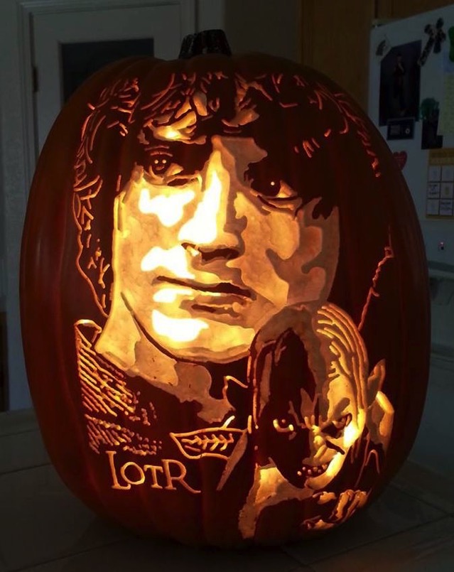 the ring pumpkin carving