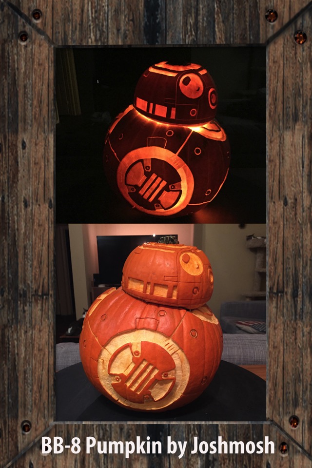 BB-8 Pumpkin carving
