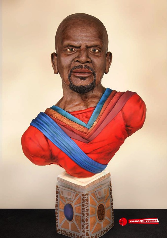 Captain Benjamin Sisko Cake is a sculpted cake