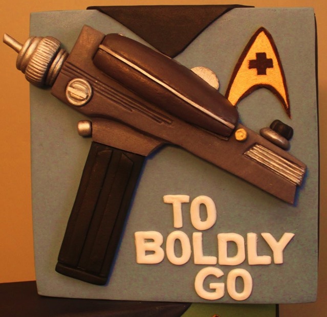 Star Trek Phaser Cake