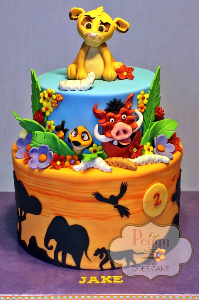 Fabulous Lion King 2nd Birthday Cake - Between The Pages Blog