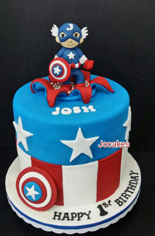 Captain America Cake