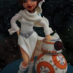 Fabulous Princess Leia and BB-8 Cake