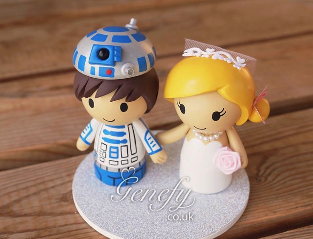 R2 D2 Wedding Cake Topper 