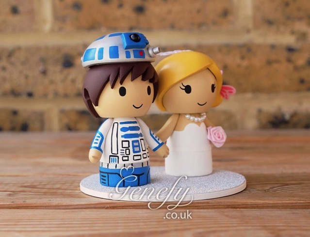 R2 D2 Wedding Cake Topper 