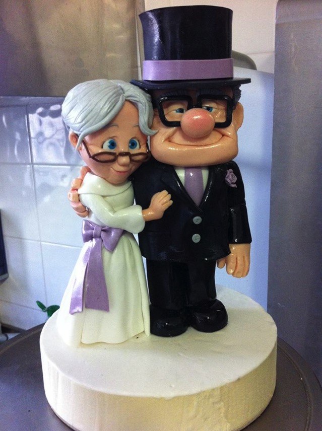 Disney Up Wedding Cake Topper