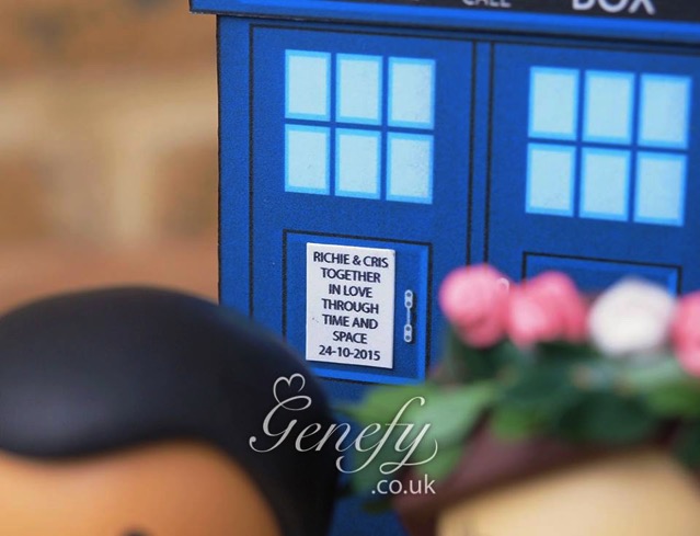 TARDIS Wedding Cake Topper 