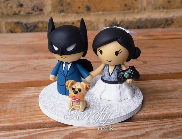 Batman Wedding Cake Topper 
