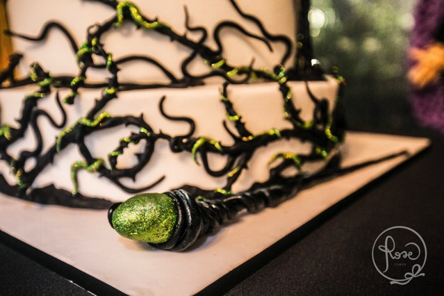 Maleficent Birthday Cake