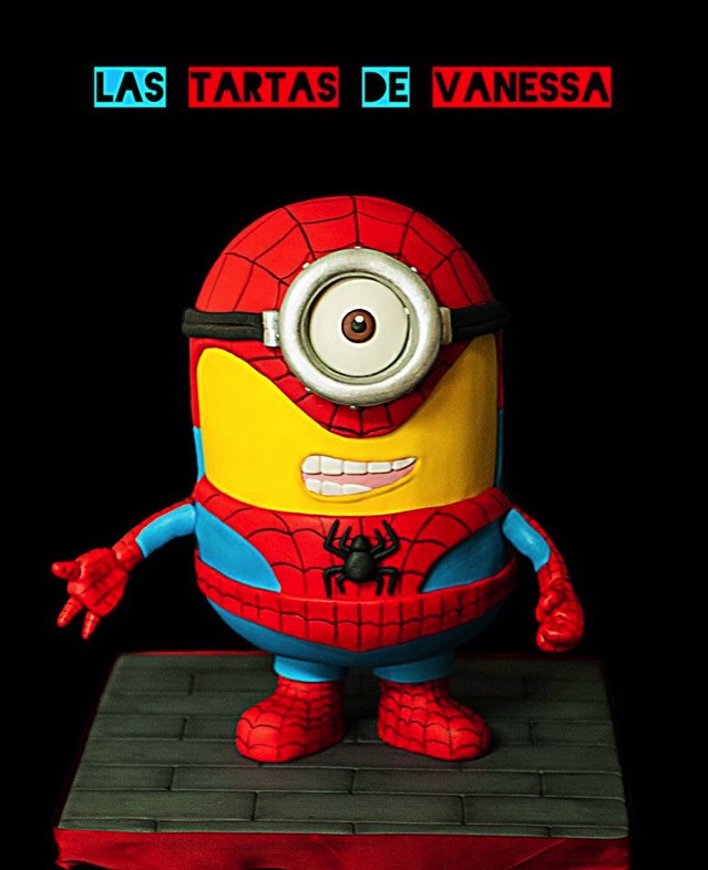 Spider Man Minion Cake