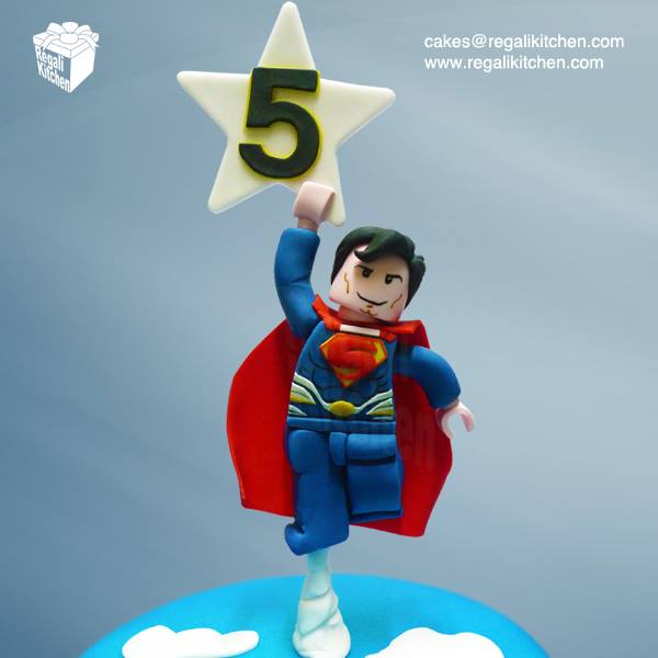 LEGO Superman Cake Topper
