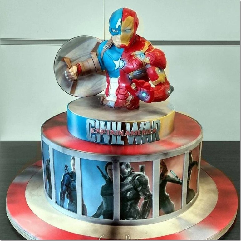 Captain America: Civil War Cake