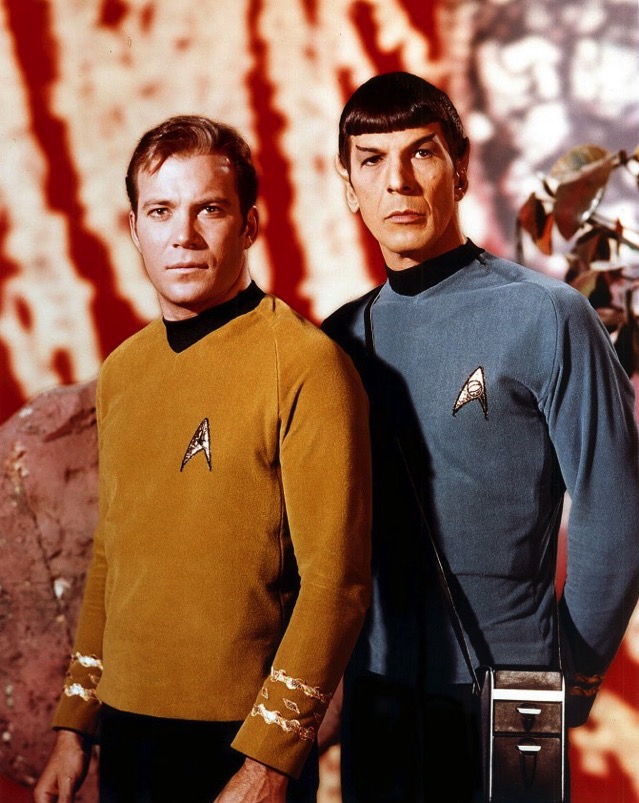 Captain kirk and spock