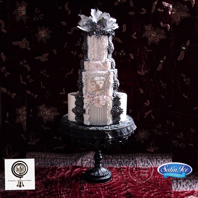 Downton Abbey cake inspired by Lady Coras dress