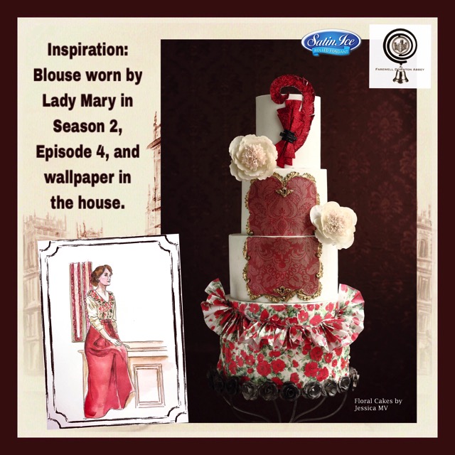 Downton Abbey Wedding Cake