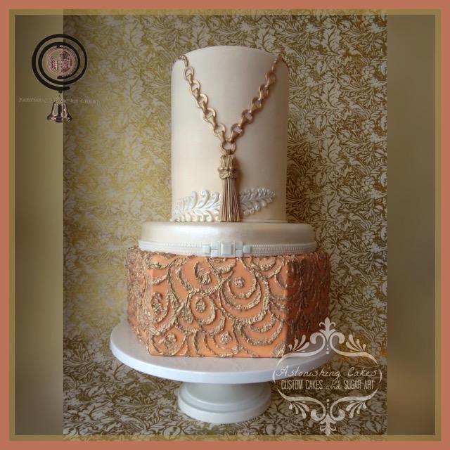 Downton Abbey Cake inspired by Lady Marys dress