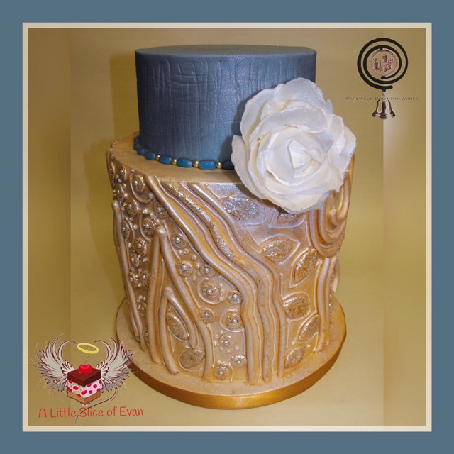Downton Abbey Cake inspired by Dame Nellie Melbas Outfit