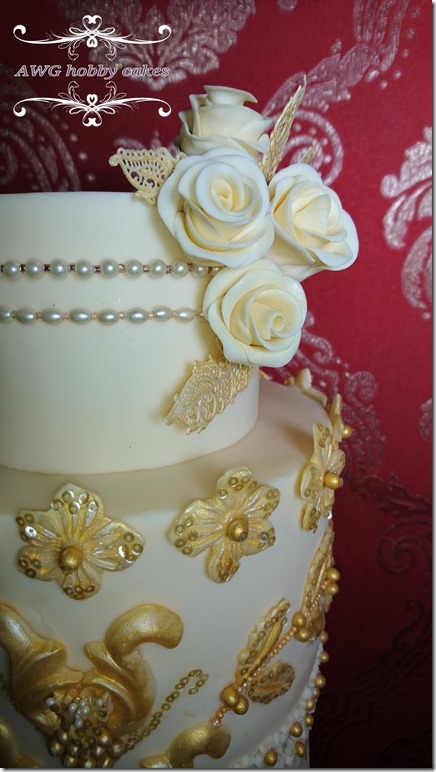 Downton Abbey Cake Based On Lady Rose’s Wedding Dress