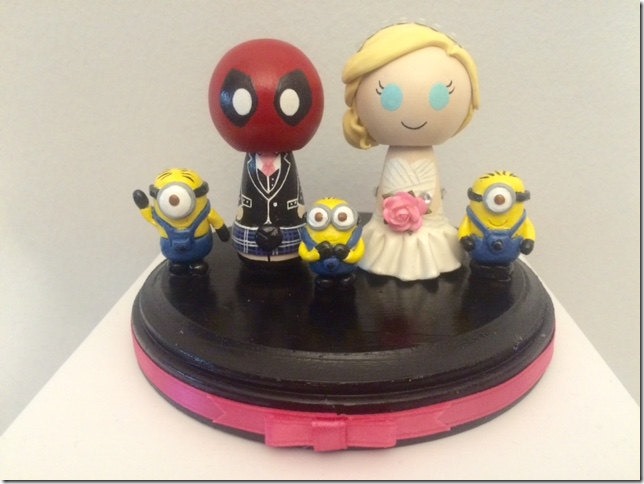 Deadpool Wedding Cake Topper