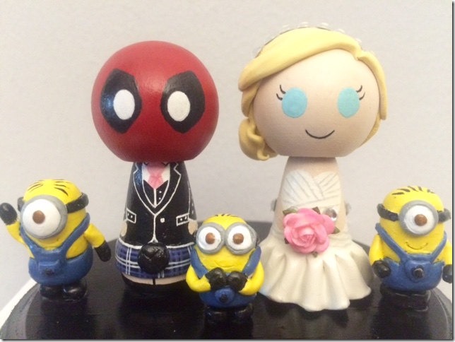 Deadpool Wedding Cake Topper