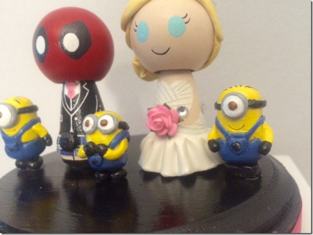 Deadpool Wedding Cake Topper